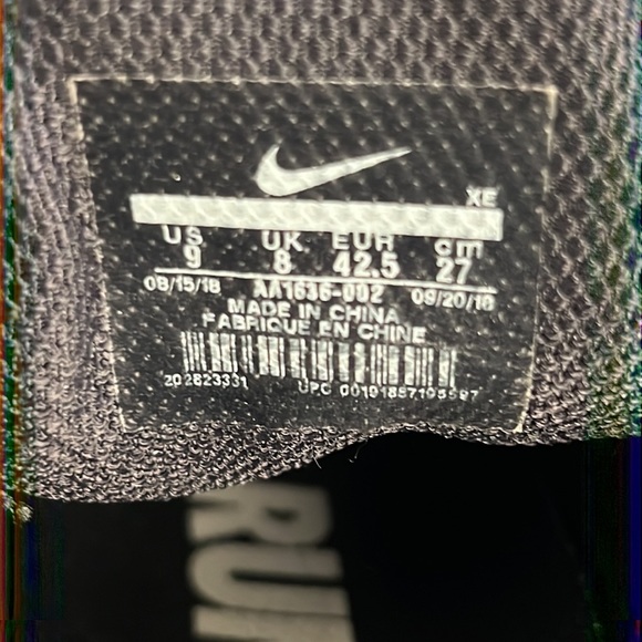 Nike Men's Air Zoom Structure 22 Running Shoes Size 9 - Picture 9 of 11